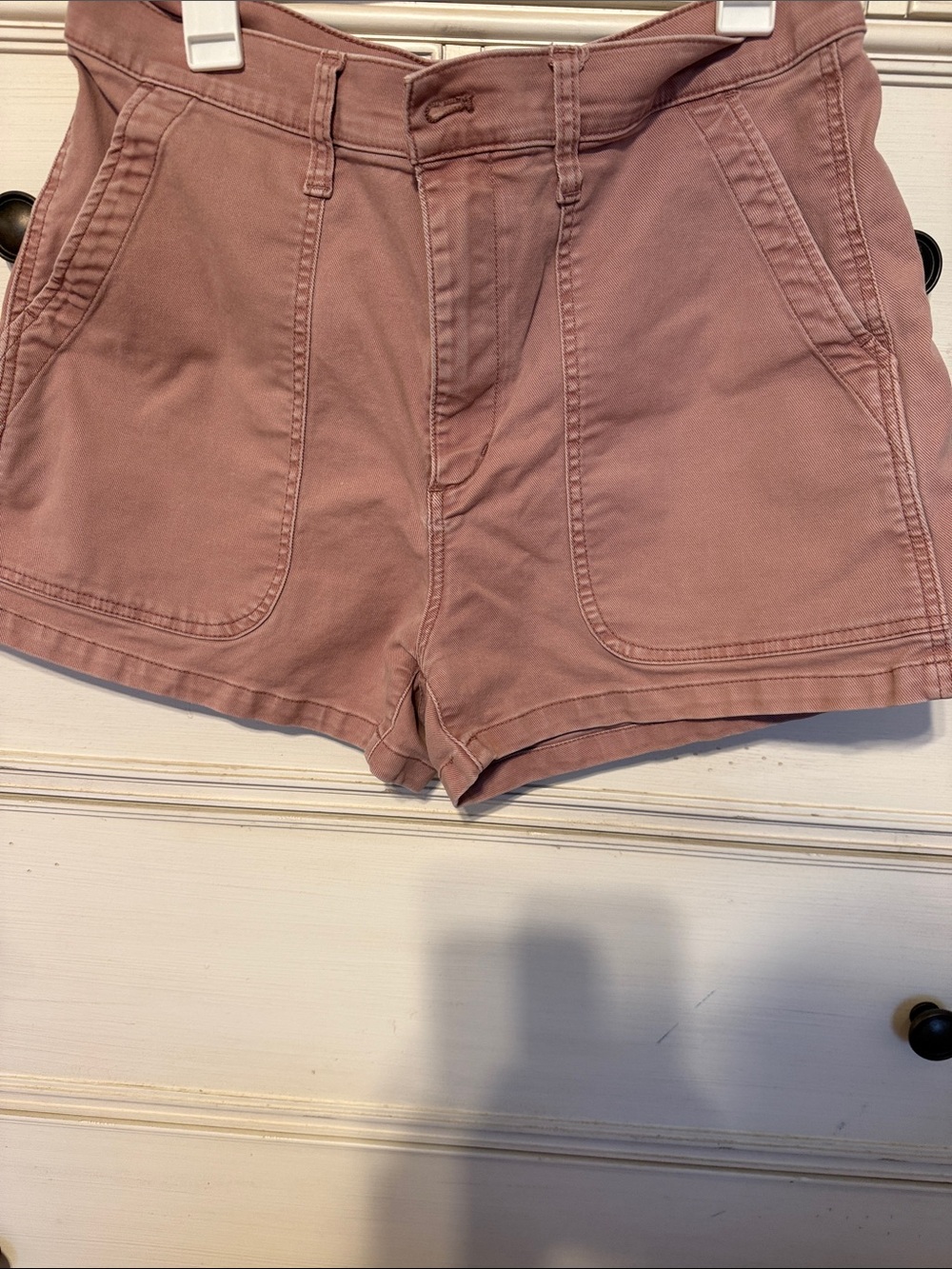 Madewell High-Waist Pink Shorts